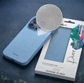 Custodia Pure Touch Azzurro iPhone 15 Pro