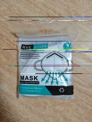 RVE KN95 Mascarillas Protectoras (5 uds)