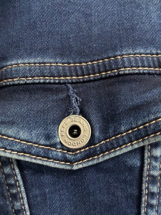 Cazadora Vaquera pepe jeans Azul Talla xl