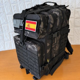 Mochila Táctica Militar Viajes Senderismo Negra