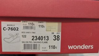 Zapatos Wonders Rojos