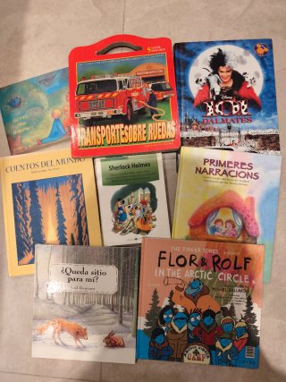 8 libros cuentos infantiles y puzzles