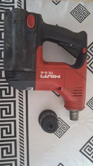 Taladro Hilti TE 6-A, sin bateria, ni cargador.