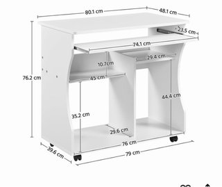 Mesa Ordenador blanca