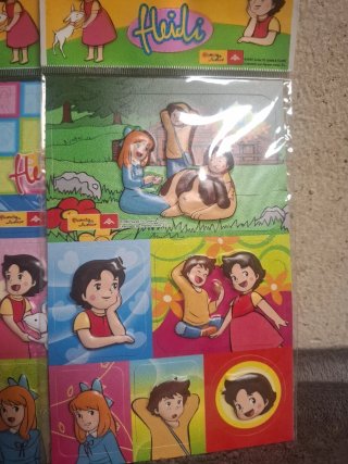 PEGATINAS CON RELIEVE HEIDI