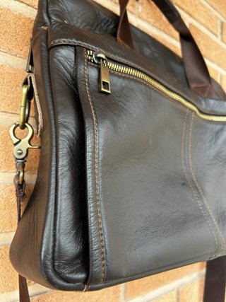 Cartera de trabajo de piel