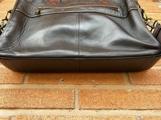 Cartera de trabajo de piel