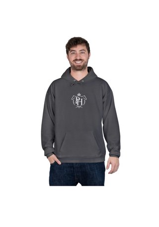Sudadera con capucha gris