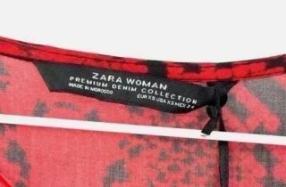 Vestido Zara Estampado Serpiente + Pendientes