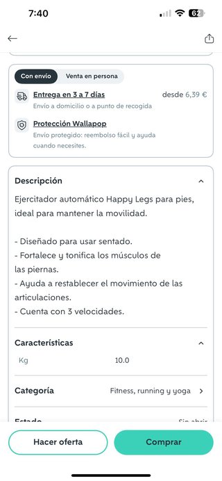 Máquina de Ejercicios HappyLegs