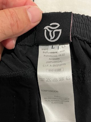 Pantalón Ternua Trekking Hombre Negro