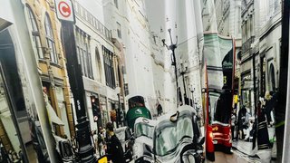 Cortinas Estampado Urbano Londres