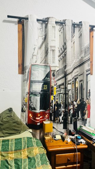 Cortinas Estampado Urbano Londres