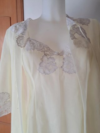 Camicia da notte vintage con vestaglia
