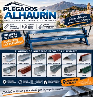 Plegados y cortes de chapa a medida