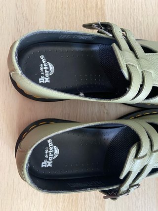 Zapatos Dr. Martens Mary Jane Verde Oliva