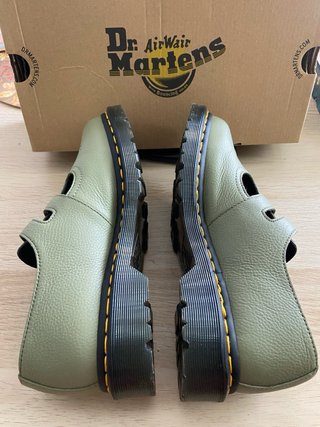 Zapatos Dr. Martens Mary Jane Verde Oliva