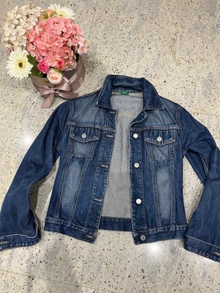 Giubbotto jeans Benetton donna
