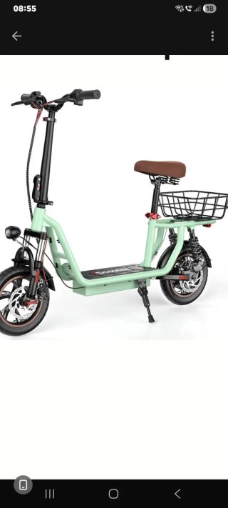 Scooter Eléctrico iScooter 12 Verde