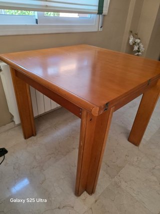 Mesa Extensible de Madera 160x80cm