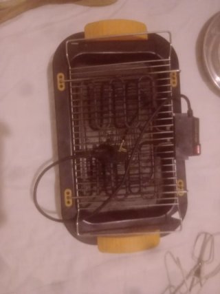 Plancha eléctrica grill con termostato