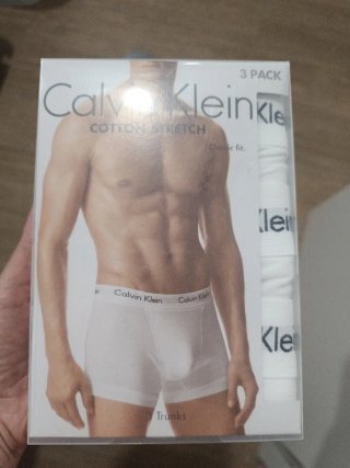 Pack 3 Calzoncillos Calvin Klein Blancos
