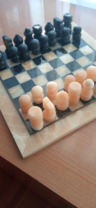 Juego de Ajedrez de Mármol 25x25