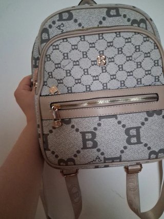 Zaino donna fantasia monogramma