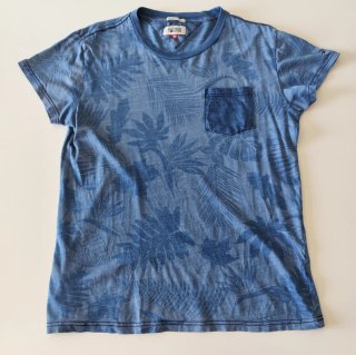 T-shirt Tommy Hilfiger fantasia floreale blu M
