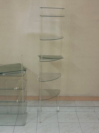 Estanterías de cristal