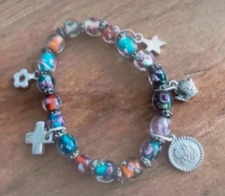 Pulsera de Murano con Abalorios