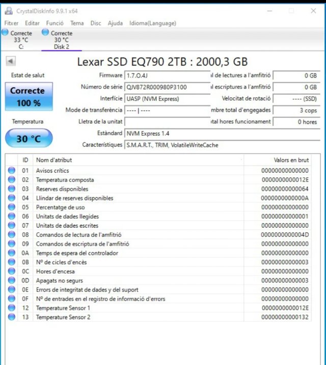SSD Lexar NM790 2TB M.2 PCIe Gen4