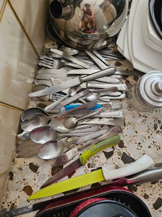 LOTE COMPLETO Muebles Vintage y Menaje de Cocina