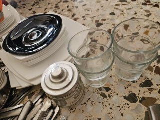 LOTE COMPLETO Muebles Vintage y Menaje de Cocina