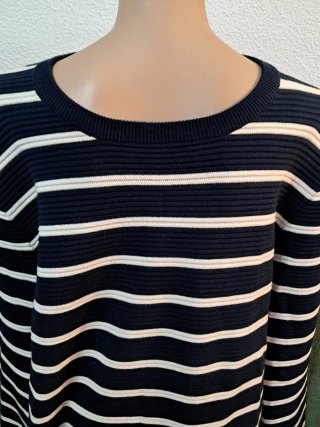 Jersey Rayas Hombre Azul y Blanco