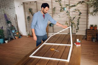 Mosquitera plegable para puertas tesa Insect Stop