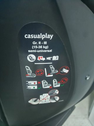 Silla Coche Casualplay Nexafix Grupo II/III