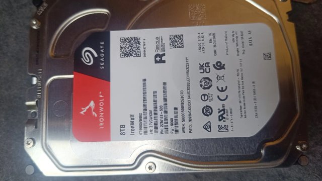 Disco Duro Interno Seagate IronWolf 8TB