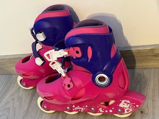 Patines niña Talla 34-36 Rosa/morado