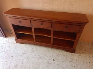 Mueble de entrada de madera