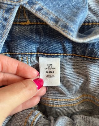 Peto vaquero Premamá Talla M