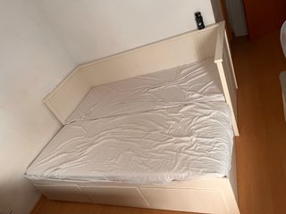 Cama IKEA Hemnes blanca con 3 cajones