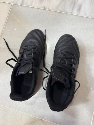 Botas de fútbol niño piel Kipsta Talla 36