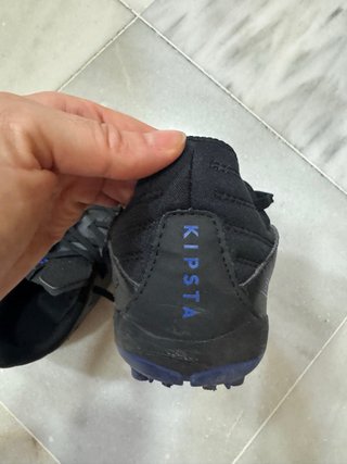 Botas de fútbol niño piel Kipsta Talla 36