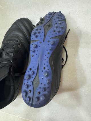 Botas de fútbol niño piel Kipsta Talla 36