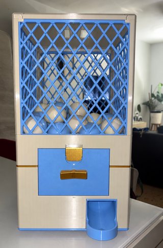 Máquina Expendedora de Bolas Azul