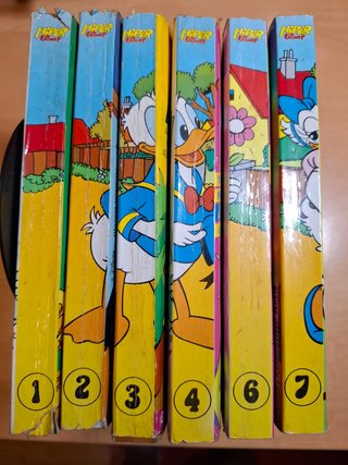 Lote 6 Tebeos Hiper Disney, años 80