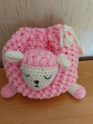 Mochila de lana de oveja para niñas