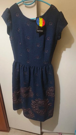 Vestido azul hermosa