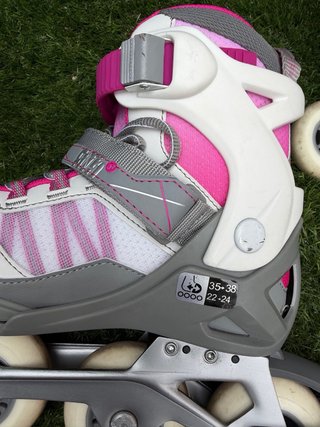 Patines en línea Oxelo (talla 35-38) y proteccione